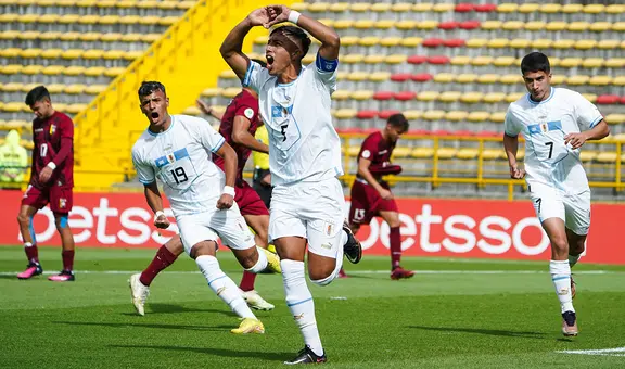Uruguay clasificó al Mundial tras golear 4-1 a Venezuela por el Sudamericano sub-20