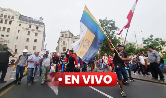 Marcha en Lima EN VIVO: manifestantes continúan con marcha en la capital este 7 de febrero