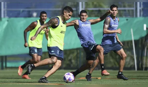 Paolo Guerrero entrenó por primera vez junto al plantel de Racing y se ilusiona con debutar