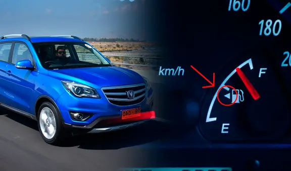 ¿Sabes qué significa la flecha al lado del indicador de gasolina de tu carro?