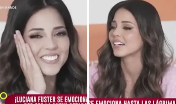 Luciana Fuster llora tras su anuncio oficial en el Miss Perú: "Voy a trabajar por el país"