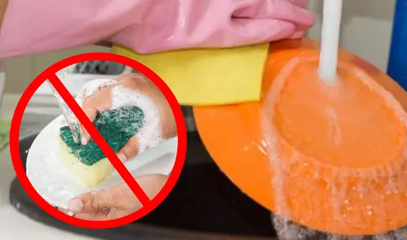 ¿Cómo lavar correctamente los trastes? Cinco cosas que debes evitar al realizarlo