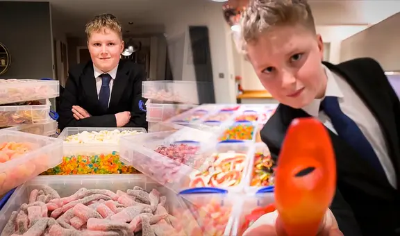 La historia de un niño de 11 años que creó un exitoso negocio por ser alérgico a los dulces