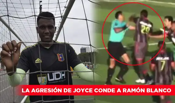 La agresión de Joyce Conde a un árbitro por la que fue despedido de Unión Huaral