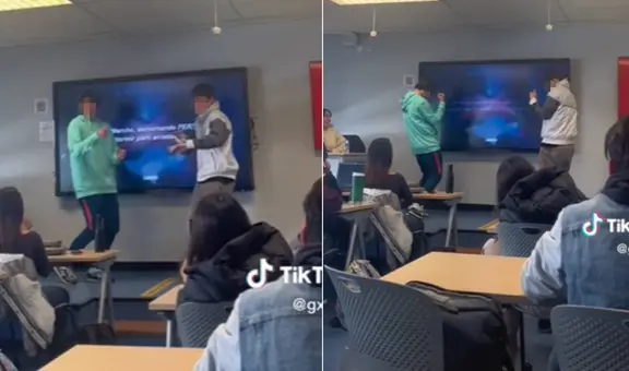 Profesora castiga a sus alumnos y los hace bailar canciones de TikTok frente a todo el salón