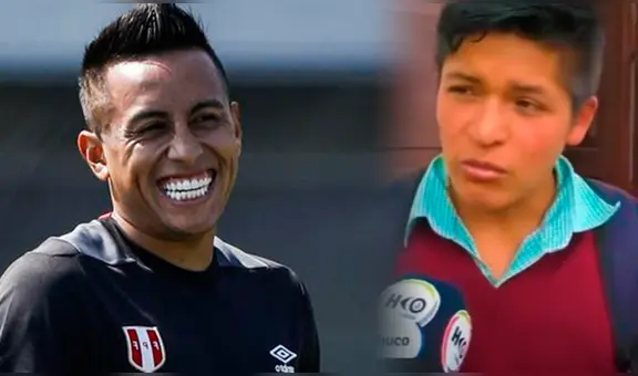 Christian Cueva se acordó del 'Celar' en su visita a la ciudad de Huamachuco