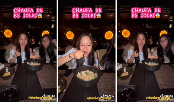 Jóvenes van a restaurante y quedan sorprendidas con el chaufa de S/85: "Caro pero delicioso"