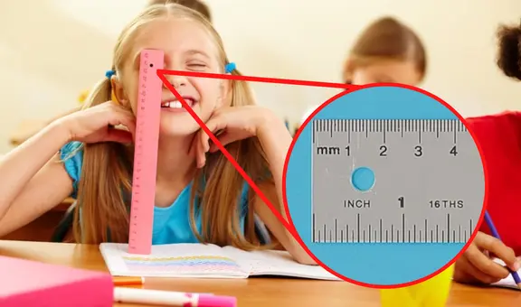 ¿Para qué sirve el pequeño agujero que tienen las reglas? Conoce su verdadera función