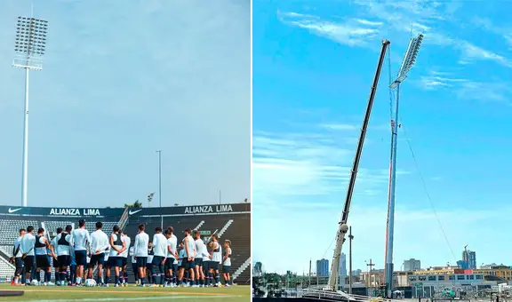 Alianza Lima y el nuevo Matute: ¿por qué las nuevas torres luminarias son demasiado altas?