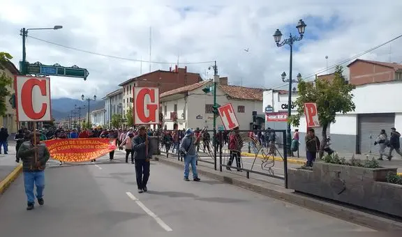 Paro indefinido convocado por la CGTP fue acatado a medias en Cusco
