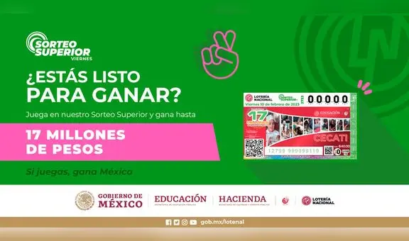 Sorteo Superior: Resultados de la Lotería Nacional HOY 10 de febrero EN VIVO