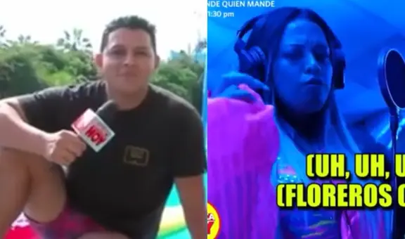 Néstor Villanueva en shock tras escuchar a Florcita cantarle el nuevo tema de Shakira sin autotune