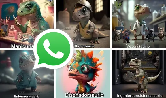 WhatsApp: ¿cómo tener los stickers de los 'dinosaurios profesionales' que están de moda?