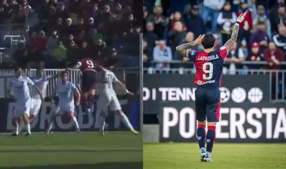 ¡Lapadula y la 'ley del ex'! El delantero nacional marcó un golazo de cabeza ante Benevento