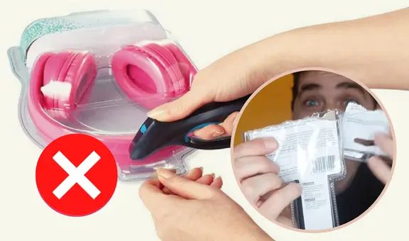 ¿Cómo abrir fácilmente los empaques blister sin usar tijera? Este truco te ayudará a conseguirlo