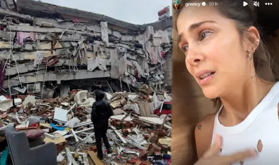Greeicy se muestra afligida por terremoto de Turquía y hace pedido a sus fanáticos