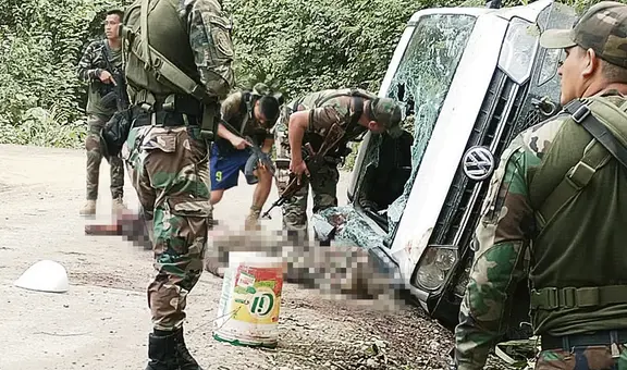 Narcoterroristas emboscaron y asesinaron a 7 policías en el Vraem