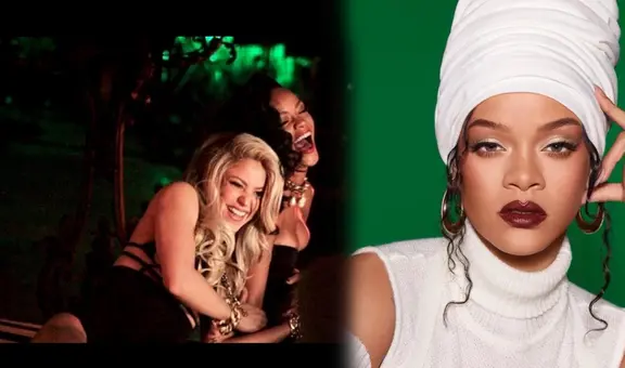 Shakira alienta a Rihanna a pocas horas del show de medio tiempo del Super Bowl: "Las mejores vibras"