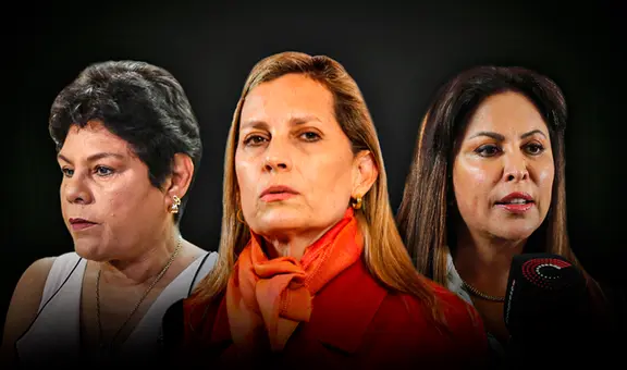 Protestan y rechazan presencia de Maricarmen Alva, Norma Yarrow y Patricia Chirinos en Trujillo