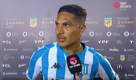Paolo Guerrero se emocionó tras debutar con Racing: "Jugar en el Cilindro era mi sueño"