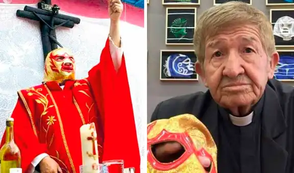 Fray Tormenta, el sacerdote mexicano que se convirtió en luchador para mantener su orfanato