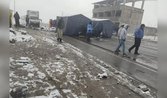 Presuntos manifestantes atacan a cinco camiones de la minera Antapaccay