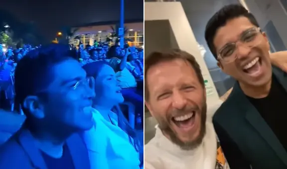 Christian Yaipén emocionado por reencuentro con Noel Schajris: “Gracias por venir desde Chiclayo”