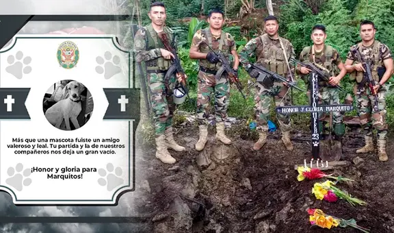 Con honores despiden a Marcos, el perro policía que murió en atentado narcoterrorista