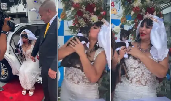 Susy Díaz se casó con su perro, Chiky, por San Valentín: “El único perro que no me abandona”