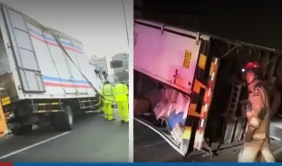 Panamericana Sur: camión ocasionó choque múltiple esta madrugada