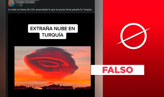 Nube en forma de ojo no tiene relación con el terremoto en Turquía y Siria