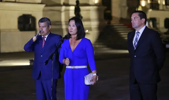 Dina Boluarte y Keiko Fujimori se reunieron en Palacio de Gobierno este miércoles