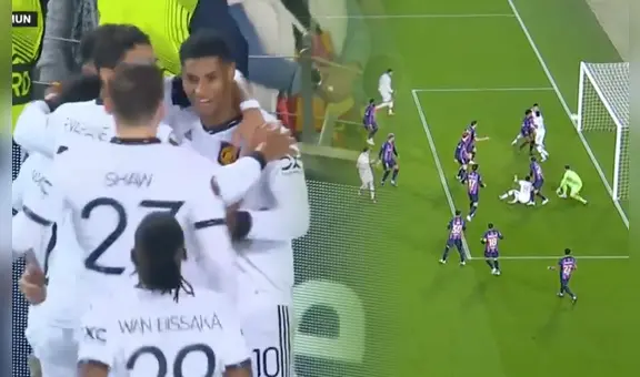 ¡Manchester salió 'endiablado'! Koundé marcó en propia puerta tras buena jugada de Rashford