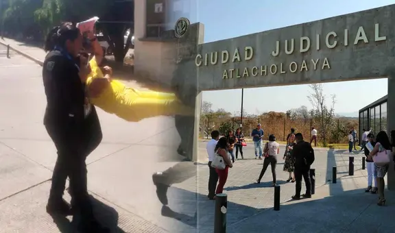 Mujer tuvo que ser cargada porque no quería ser liberada de la cárcel: “Me sacaron a la fuerza”