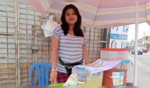 Joven trabaja en la calle vendiendo bebidas para costear sus estudios universitarios en Piura