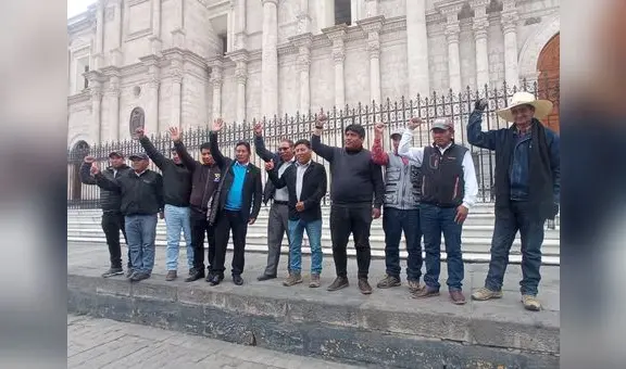 Alcalde de Caylloma apoya a protestantes para exigir renuncia de Dina Boluarte