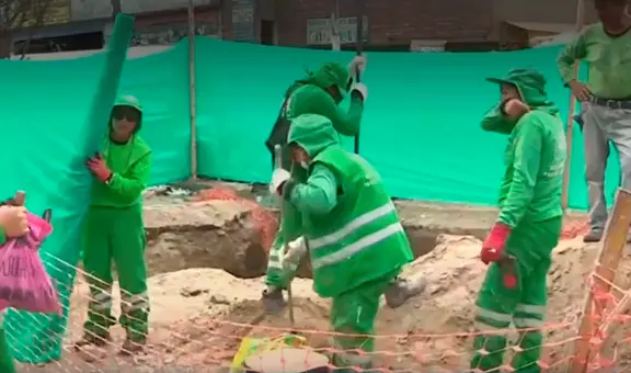 SJL: vecinos denuncian que Sedapal dejó profunda zanja tras realizar obras en Canto Grande