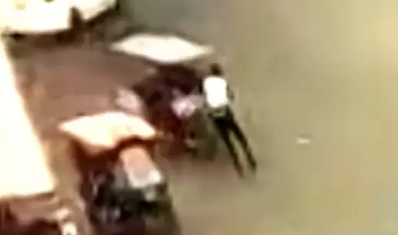 La Victoria: policía es atropellado por mototaxista que robó en Gamarra minutos antes