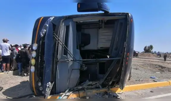 Bus interprovincial impacta contra camión y deja un fallecido en la Panamericana Norte
