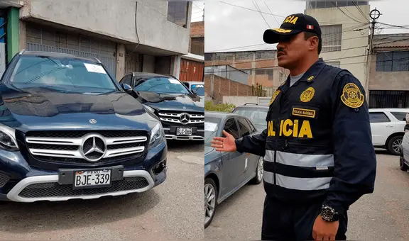 Cinco vehículos lujosos robados en Lima fueron hallados por la Policía en Arequipa