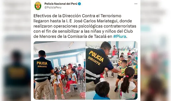 Dircote no contaba con autorización para adoctrinar a niños ambulantes
