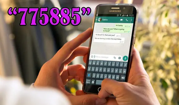 ¿Qué significa cuando alguien te envía el número 775885 por WhatsApp? Conoce la respuesta