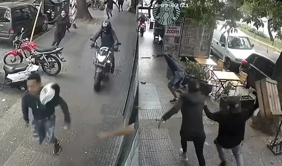 Vendedor le tira casco en la cabeza a ladrón cuando huía: logró ser detenido