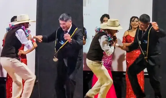 Alcalde de Arequipa, Víctor Hugo Rivera, protagoniza peculiar zapateo con el ‘Poeta de los temblores’