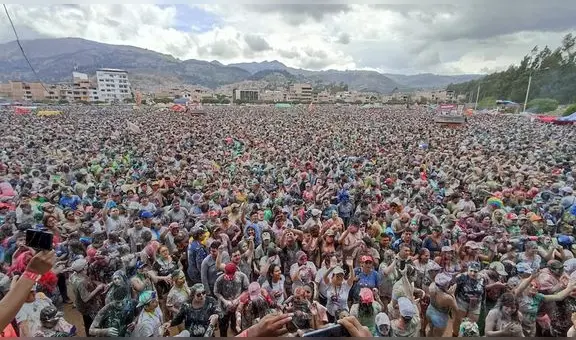 Carnaval de Cajamarca: primera fecha reúne a una multitud de personas