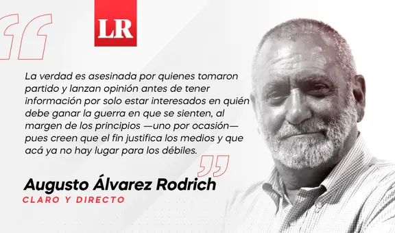 La guerra sin lugar para los débiles, por Augusto Álvarez Rodrich