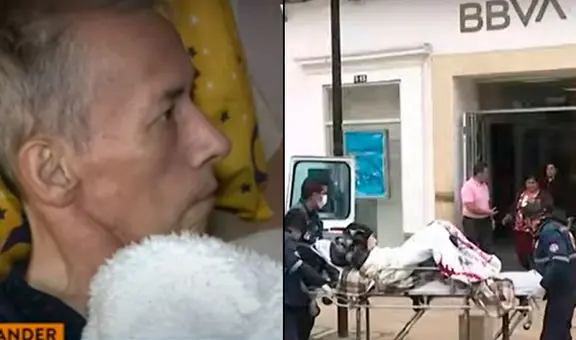 Profesor con derrame cerebral llega en ambulancia a cobrar su pensión: “Tiene derecho a lo que trabajó”