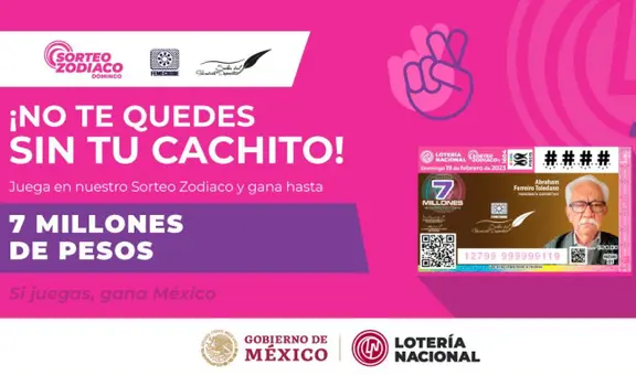 Sorteo Zodiaco: Resultados de la Lotería Nacional HOY 19 de febrero EN VIVO