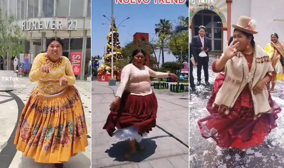 ‘Cholita Lu’, la tiktoker del momento que causa furor desde Puno con sus coloridas polleras
