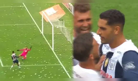¡Definición de crack! Pablo Sabbag le sombreó el balón a Carvallo para anotar el 1-0 de Alianza